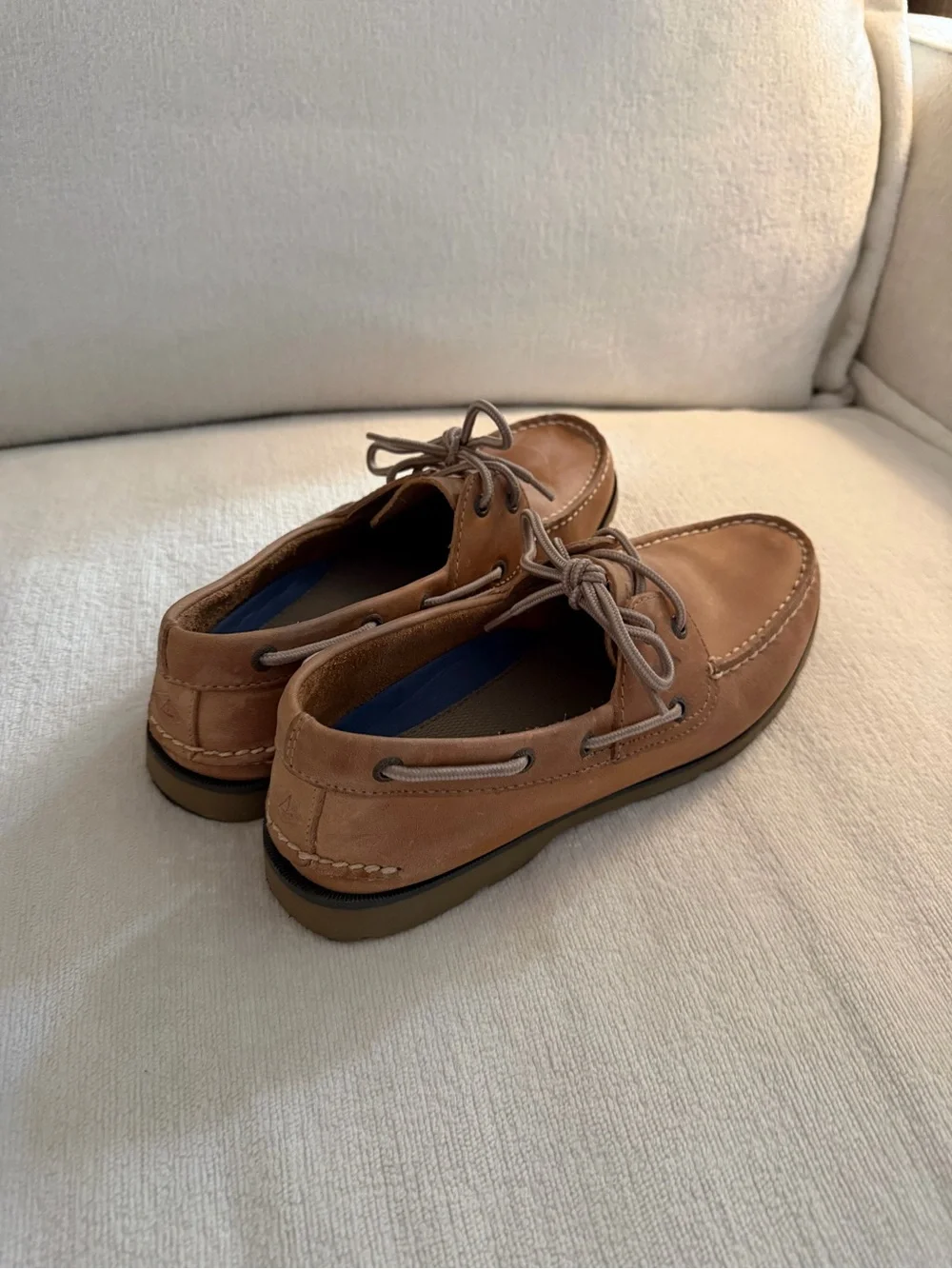 Sperry Tan Leather Classic 2-Eye Boat Shoes